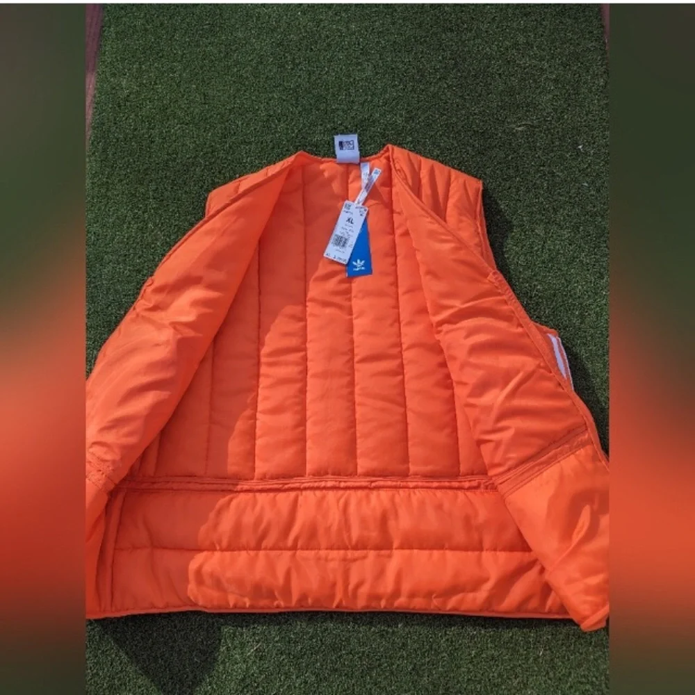 Adidas Originals Parley Vest Adicolor orange  gender neutral adjustable NWT_4